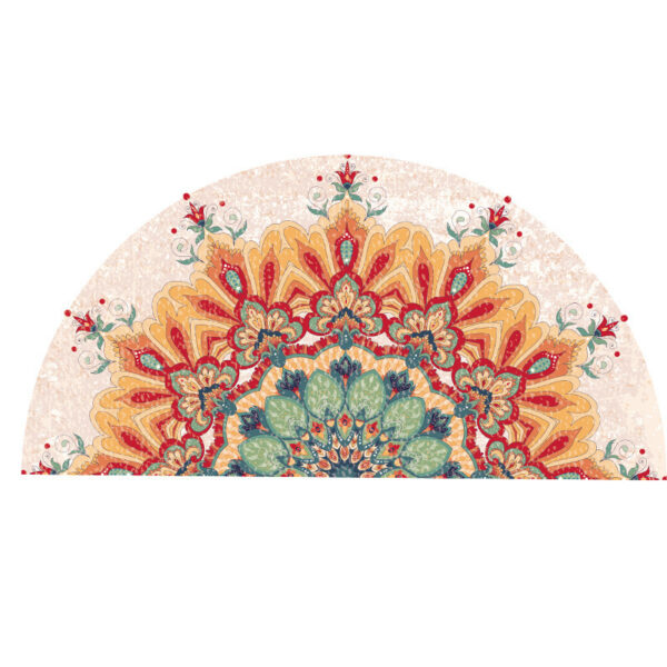Semicircle Bohemian Style Absorbent Doormat - Image 2