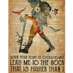 Camping Hiking When Your Heart Is Overwhelmed Campers Poster