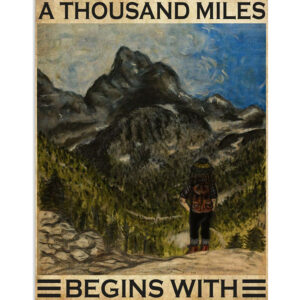 Hiking Journey Of A Thousand Miles Poster