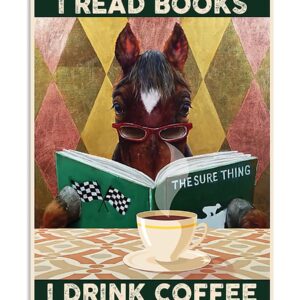 Horse Girl I Read Books And I Know Things Poster